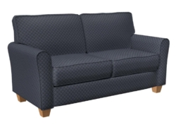 4308 Ocean Fan fabric upholstered on furniture scene