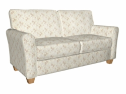 5390 Rose fabric upholstered on furniture scene