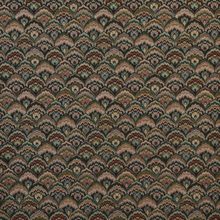5460 Spice Fan upholstery fabric by the yard full size image