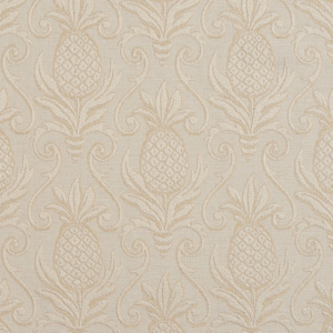 5519 Ivory/Pineapple upholstery fabric by the yard full size image