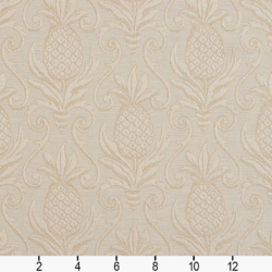 Image of 5519 Ivory/Pineapple showing scale of fabric