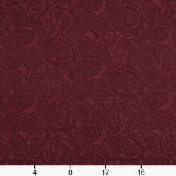 Image of 5572 Wine/Paisley showing scale of fabric