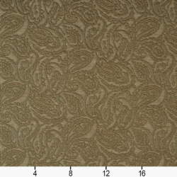 Image of 5576 Sage/Paisley showing scale of fabric