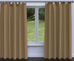 5630 Toffee/Regal drapery fabric on window treatments
