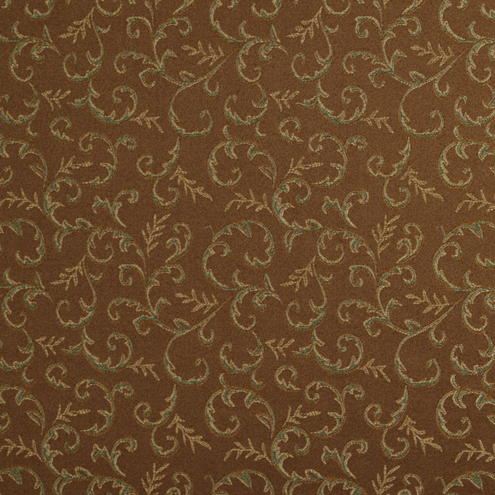 5646 Toffee/Vine upholstery and drapery fabric by the yard full size image