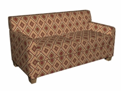 5724 Adobe Tucson fabric upholstered on furniture scene