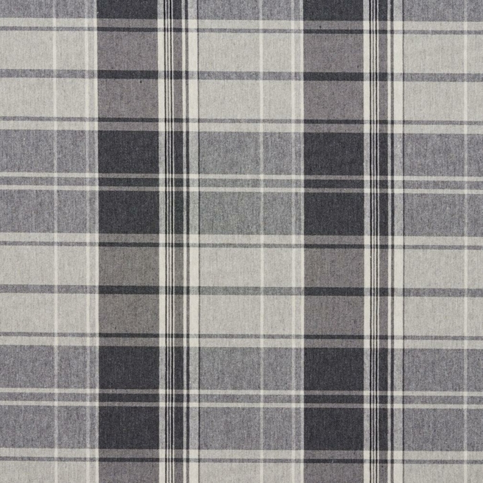 5800 Sterling Plaid upholstery and drapery fabric by the yard full size image