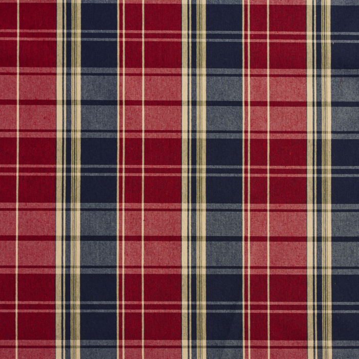 5801 Port Plaid upholstery and drapery fabric by the yard full size image