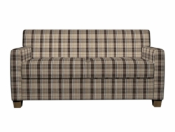 5802 Desert Plaid fabric upholstered on furniture scene