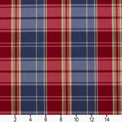 Image of 5804 Patriot Plaid showing scale of fabric
