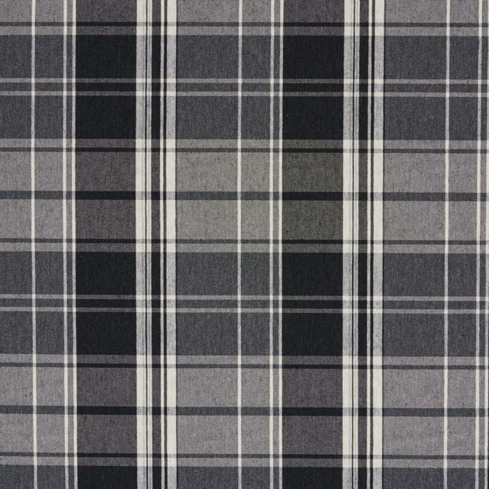 5805 Onyx Plaid upholstery and drapery fabric by the yard full size image