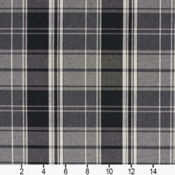 Image of 5805 Onyx Plaid showing scale of fabric