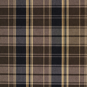 5807 Espresso Plaid upholstery and drapery fabric by the yard full size image