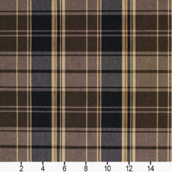 Image of 5807 Espresso Plaid showing scale of fabric