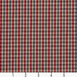 Image of 5814 Patriot Check showing scale of fabric