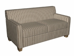 5822 Desert Stripe fabric upholstered on furniture scene