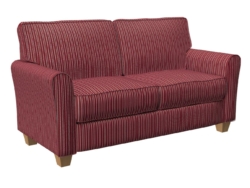 5826 Spice Stripe fabric upholstered on furniture scene