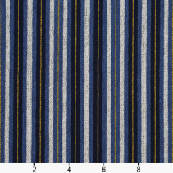 Image of 5829 Cobalt Stripe showing scale of fabric
