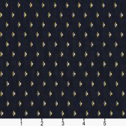 Image of 5839 Cobalt Dot showing scale of fabric