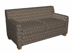 5841 Port Paisley fabric upholstered on furniture scene