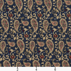 Image of 5844 Patriot Paisley showing scale of fabric