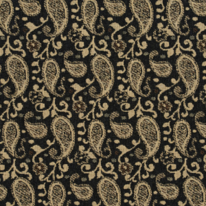 5847 Espresso Paisley upholstery fabric by the yard full size image
