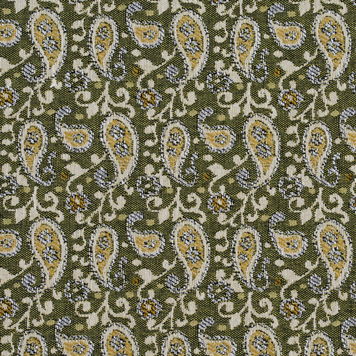 5848 Spring Paisley upholstery fabric by the yard full size image