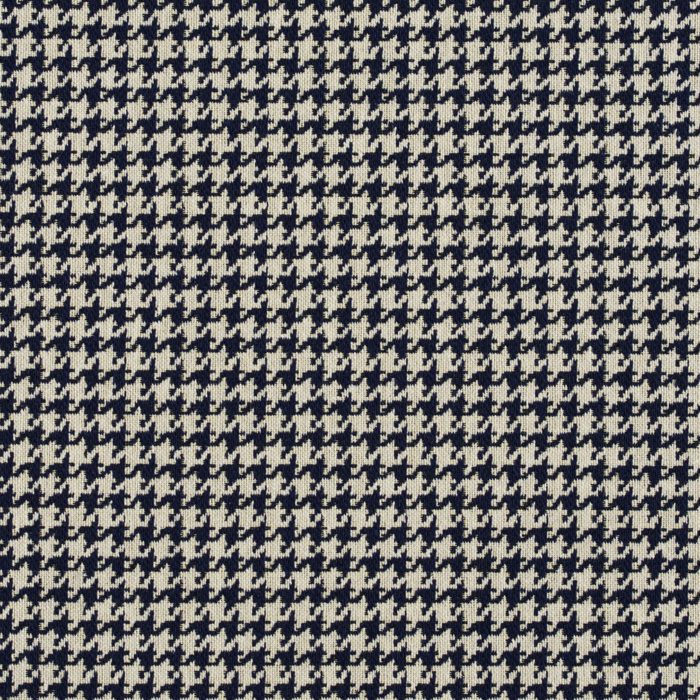 5859 Cobalt Houndstooth upholstery fabric by the yard full size image