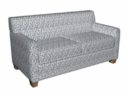 5863 Laguna Vine fabric upholstered on furniture scene