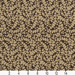 Image of 5867 Espresso Vine showing scale of fabric