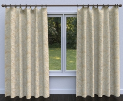 6325 Spring drapery fabric on window treatments