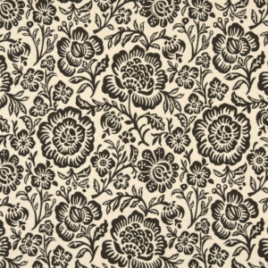 6405 Cocoa Floral upholstery fabric by the yard full size image
