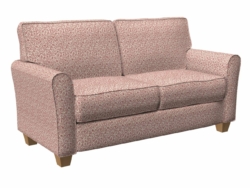 6420 Garnet Trellis fabric upholstered on furniture scene