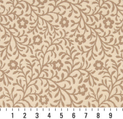 Image of 6422 Cream Trellis showing scale of fabric