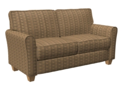 6523 Fawn fabric upholstered on furniture scene