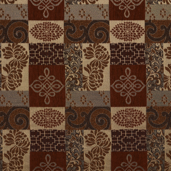 6533 Vintage upholstery fabric by the yard full size image