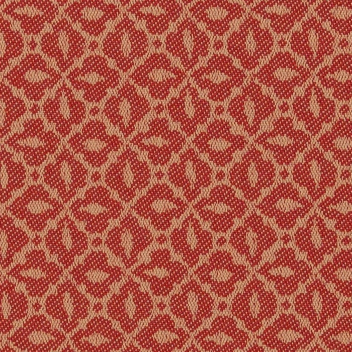 6614 Ruby/Mosaic Outdoor upholstery fabric by the yard full size image