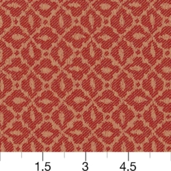 Image of 6614 Ruby/Mosaic showing scale of fabric