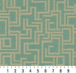 Image of 6632 Seafoam/Geometric showing scale of fabric
