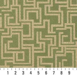 Image of 6634 Fern/Geometric showing scale of fabric