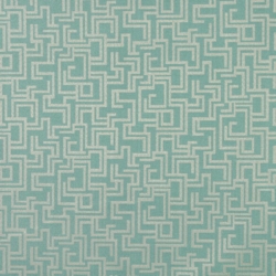 6636 Lagoon/Geometric Outdoor upholstery fabric by the yard full size image
