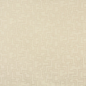 6637 Ivory/Geometric Outdoor upholstery fabric by the yard full size image