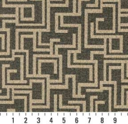 Image of 6639 Cafe/Geometric showing scale of fabric