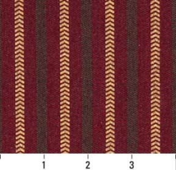 Image of 6749 Wine/Stripe showing scale of fabric