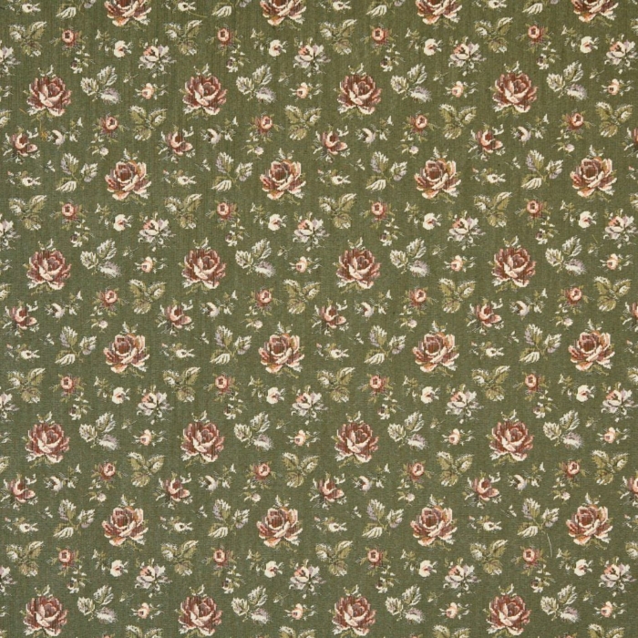 6907 Juniper/Bouquet upholstery fabric by the yard full size image