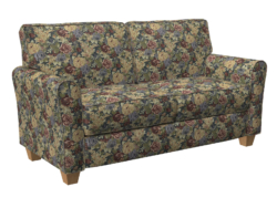 6925 Aloe fabric upholstered on furniture scene