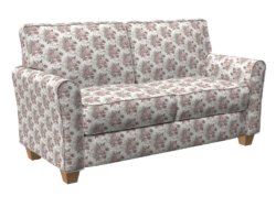6926 Tearose fabric upholstered on furniture scene
