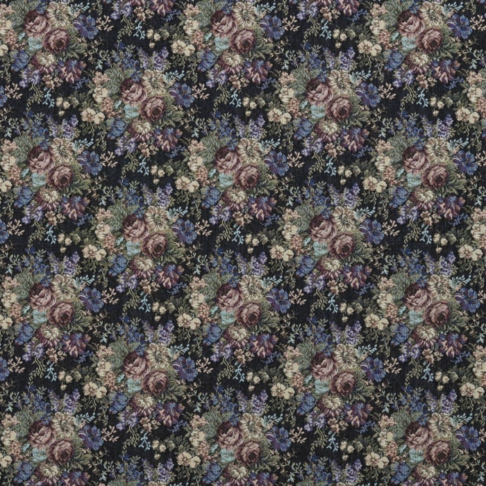 6927 Ebony Rose upholstery fabric by the yard full size image