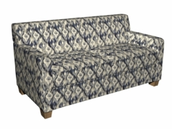 6942 Mirage fabric upholstered on furniture scene