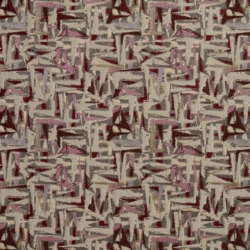8519 Wine/Abstract upholstery fabric by the yard full size image